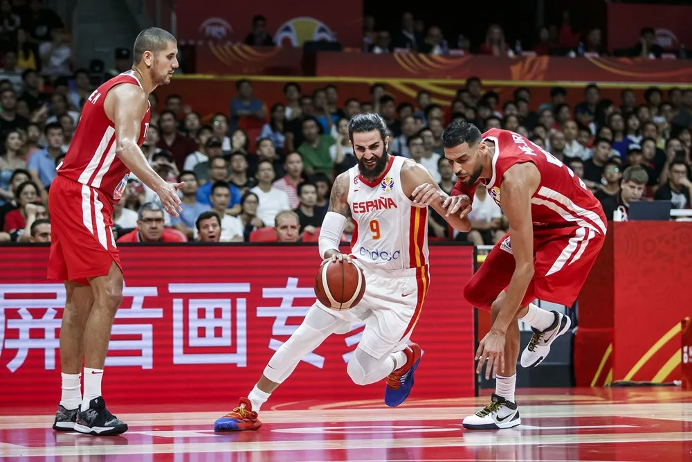 Ricky Rubio avec l'Espagne