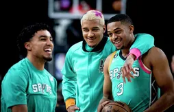 Entre Keldon Johnson et Jeremy Sochan, une relation fraternelle