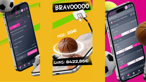 Application Vbet sur mobile