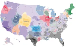 Le New York Times dresse la carte des communautés de fans NBA