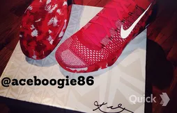 Nike : Kobe Bryant aura les pieds en rouge pour Noël