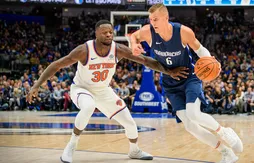 Un Kristaps Porzingis détendu et efficace face aux Knicks