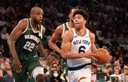 Pour l’instant, Quentin Grimes accepte d’être le remplaçant d’Evan Fournier