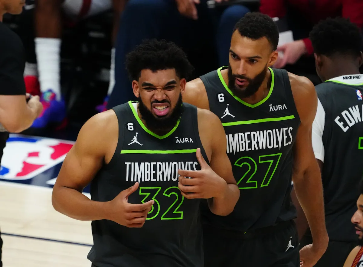 Karl-Anthony Towns Rudy Gobert