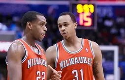 Khris Middleton et John Henson : le “alley” et le “oop” des Bucks