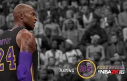 NBA 2K16 : Kobe Bryant garde la même note