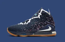 Nike : une superbe LeBron 17 en bleu et gomme