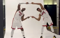 Giannis Antetokounmpo et Bam Adebayo en Son Goku et Vegeta