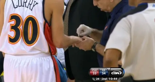 curry-blessure