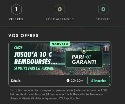 offre bet365 fr