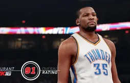 NBA 2K16 : Kevin Durant dévoile sa note