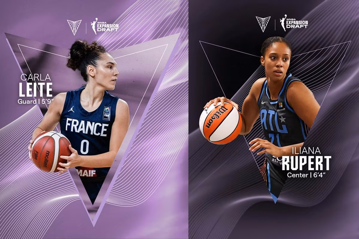 Iliana Rupert et Carla Leite draftées par les Valkyries en WNBA