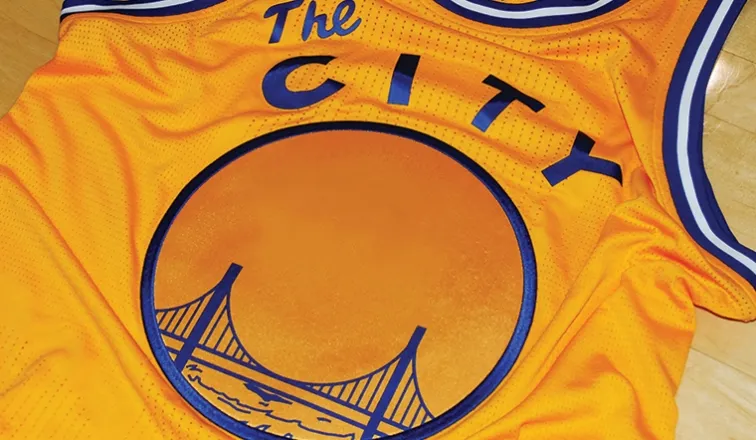 Les Warriors ressortent leur maillot 