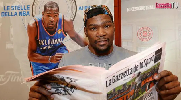 Kevin Durant en Italie