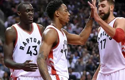 À deux, DeMar DeRozan et Jonas Valanciunas s’occupent des Pistons