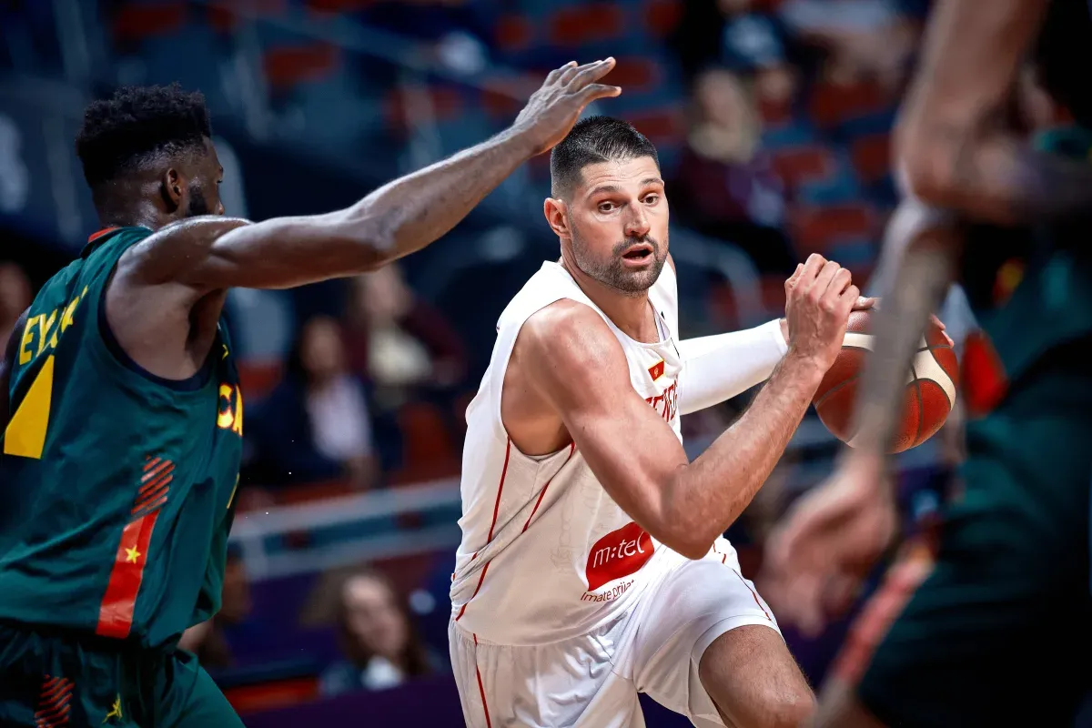 Nikola Vucevic avec le Monténégro (crédit photo : FIBA)