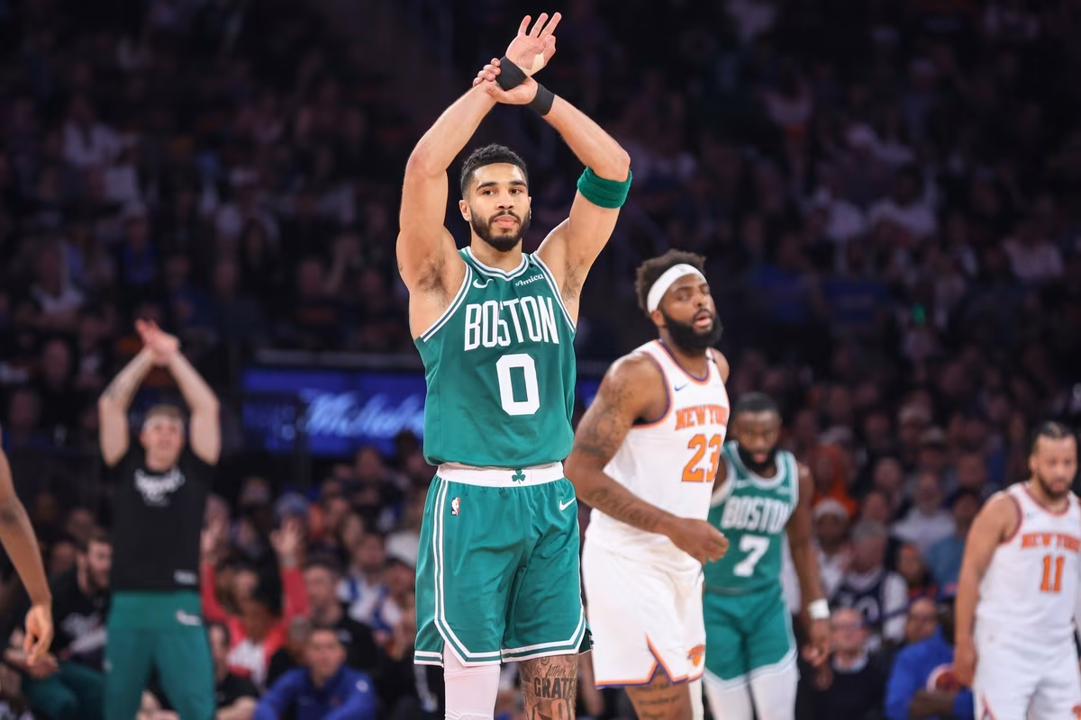 Jayson Tatum avec les Celtics