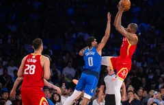 Le duo Kevin Durant – Jabari Smith Jr. trop fort pour les Mavs