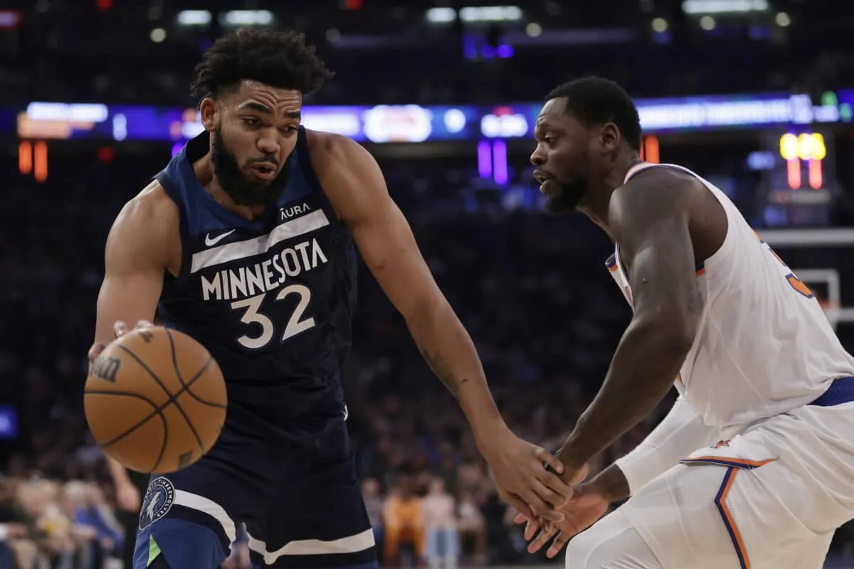knicks wolves