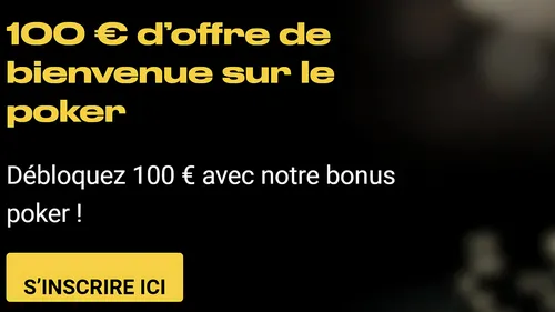 Offre de bienvenue poker Bwin