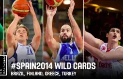 Mondial : les wildcards pour le Brésil, la Finlande, la Grèce et la Turquie