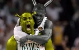 L’image du jour : Glen Davis et Nate Robinson version Shrek