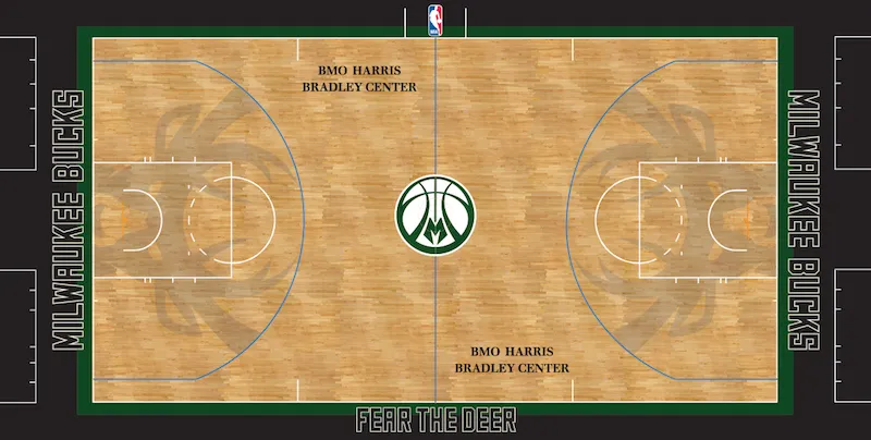Les Bucks, première équipe à disposer d'un deuxième parquet