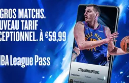 Le NBA League Pass à moins de 60 euros !