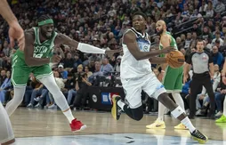 Anthony Edwards frustré par les prises à deux des Celtics