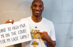 Kobe Bryant lance une tombola pour gagner deux places pour son dernier match
