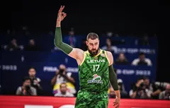 Free agent, Jonas Valanciunas va rater le TQO avec la Lituanie