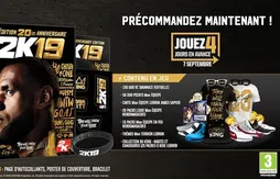 NBA 2K19 : le trailer et les détails de l’édition 20e anniversaire