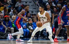 Malgré les absences de Zion Williamson et Brandon Ingram, les Pelicans maîtrisent les Pistons