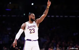 LeBron James, le shoot après la chute