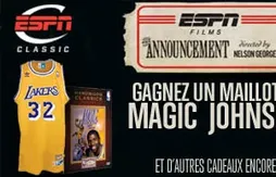 Concours : gagnez le maillot de Magic Johnson