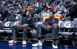 Réunion entre Dwane Casey, DeMar DeRozan et Kyle Lowry