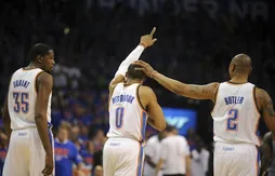 Kevin Durant et Russell Westbrook envoient le Thunder en demi-finale de conférence