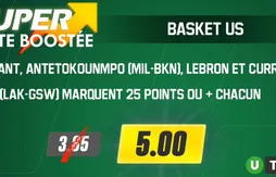 Pronostics NBA | Une cote boostée sur les superstars !