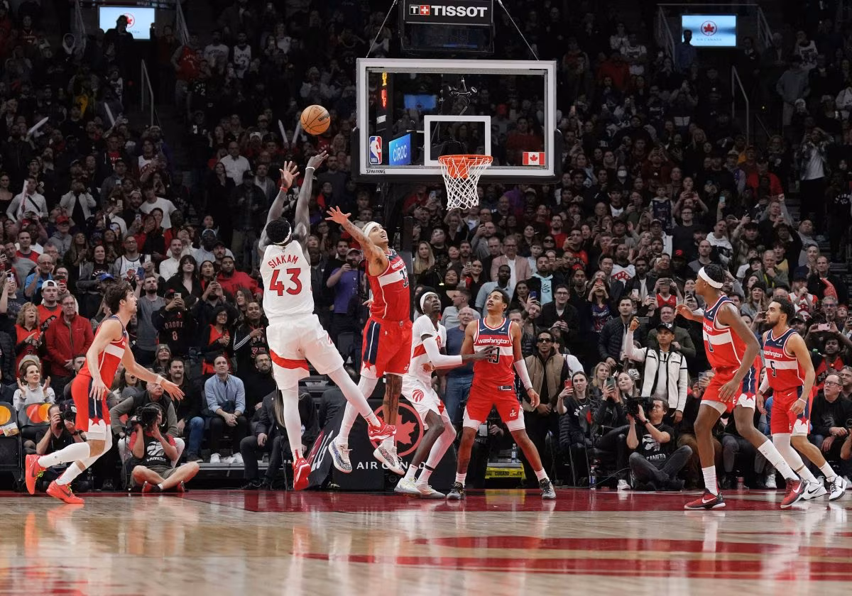 le tir de la gagne de la Pascal Siakam