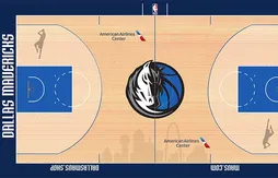 Une silhouette de Dirk Nowitzki sur le terrain de Dallas cette saison