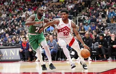 Ochai Agbaji décomplexé avec les Raptors
