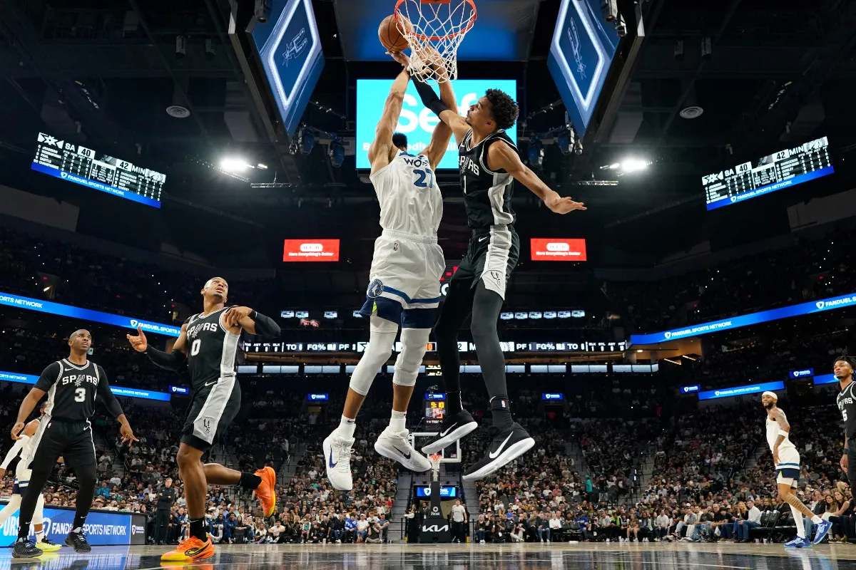 Victor Wembanyama avec les Spurs