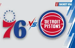 Philadelphie 76ers – Detroit Pistons : paris joueurs, état des blessures et pronostic | NBA