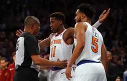 Frank Ntilikina de nouveau touché à l’aine