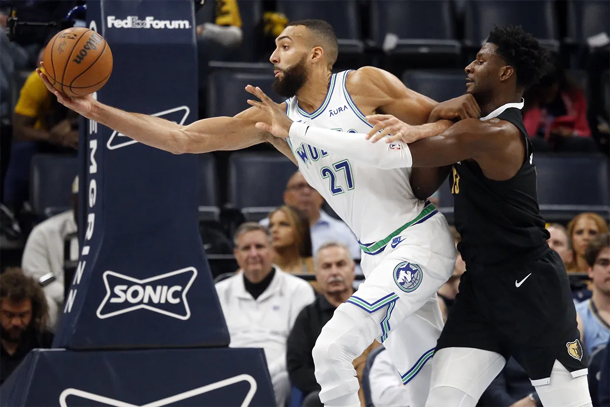 Rudy Gobert et les Wolves