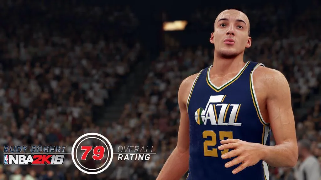 Rudy Gobert obtient un 79, et demande l'avis de ses followers.