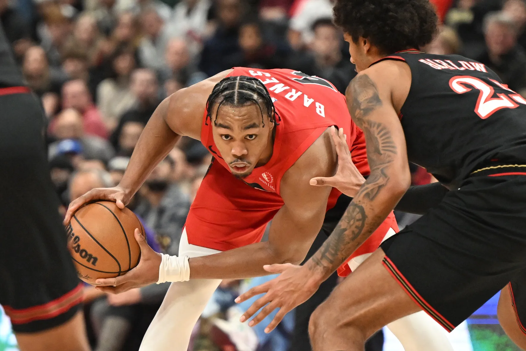 Scottie Barnes et les Raptors
