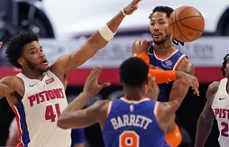 Faciles vainqueurs à Detroit, les Knicks grimpent à la 4e place