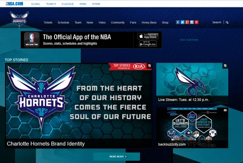 Hornets website