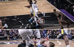Draymond Green expulsé pour s’être “essuyé les pieds” sur Domantas Sabonis